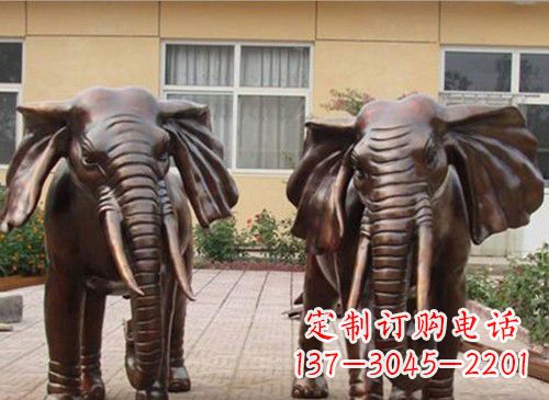 吉林铜雕大象222