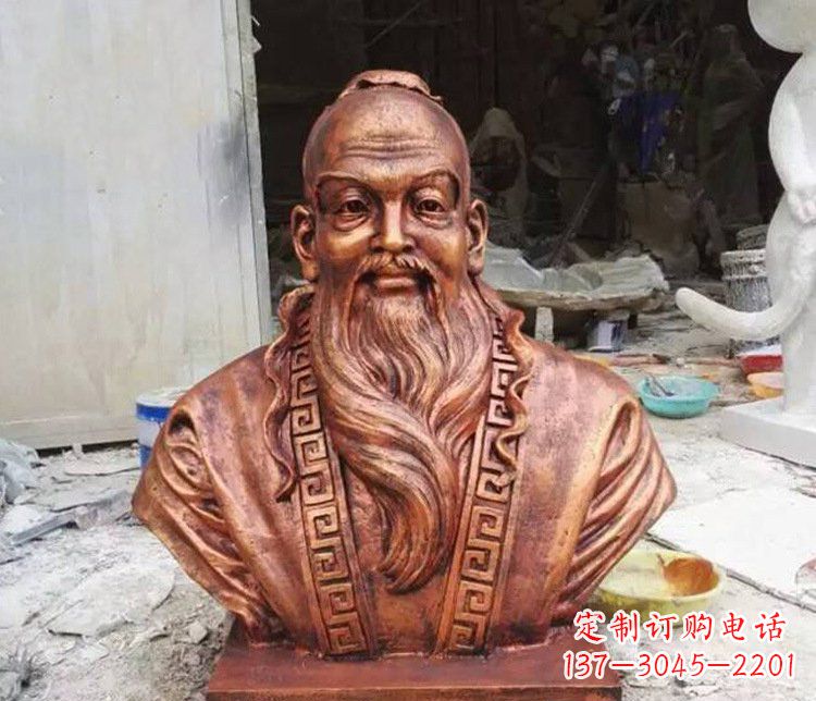 吉林铜雕古代孙思邈人物雕塑