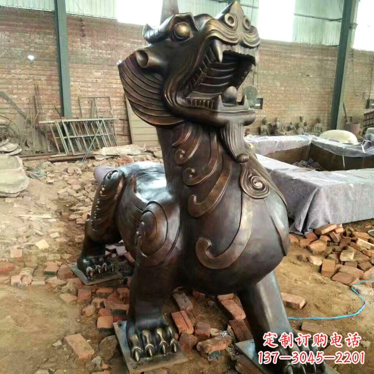 吉林铜雕貔貅镇宅辟邪