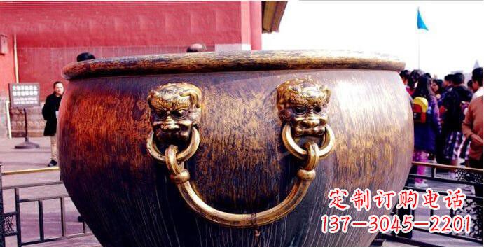 吉林铜雕水缸寺庙景观雕塑