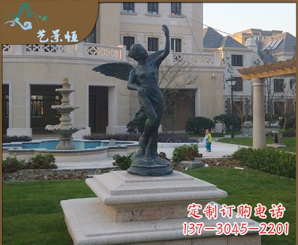 吉林铜雕西方天使人物雕塑1