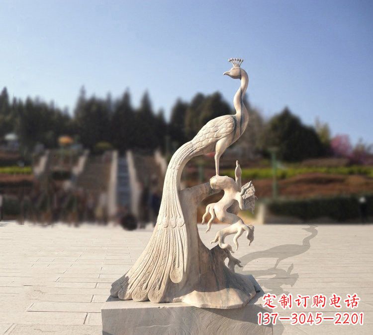 吉林晚霞红孔雀石雕
