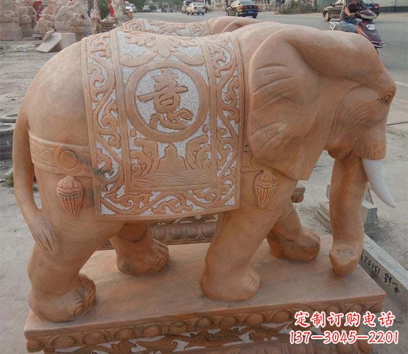 吉林晚霞红如意动物大象