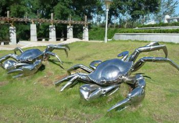 吉林精美不锈钢螃蟹雕塑