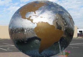 吉林国际化地球喷泉雕塑