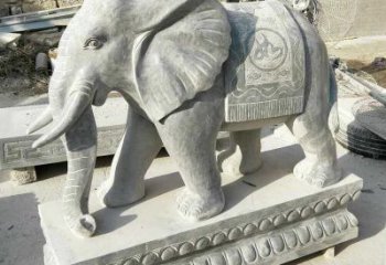 吉林青石酒店专属大象雕塑