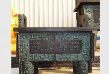 吉林青铜香炉雕塑，传承中国文化