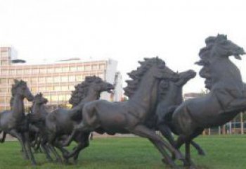 吉林群马公园动物铜雕，让艺术描绘你的故事