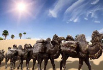吉林中领雕塑沙漠骆驼铜雕制作工艺与定制标准