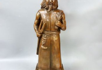 吉林尊贵的神农大帝铜雕塑