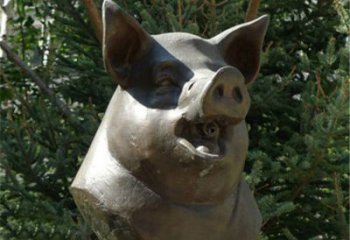 吉林十二生肖猪首铜雕，让你敬佩万年历史的艺术精髓