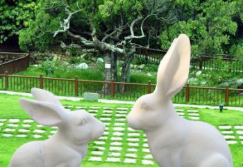 吉林中领雕塑定制独特的兔子雕塑