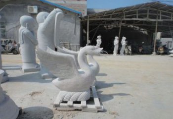 吉林中领雕塑：独具特色的天鹅喷水雕塑