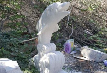吉林石雕海豚海浪