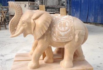 吉林完美精准的大象雕塑