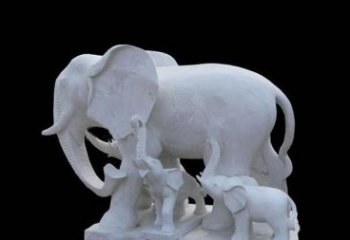 吉林中领雕塑：定制真实写实的大象雕塑