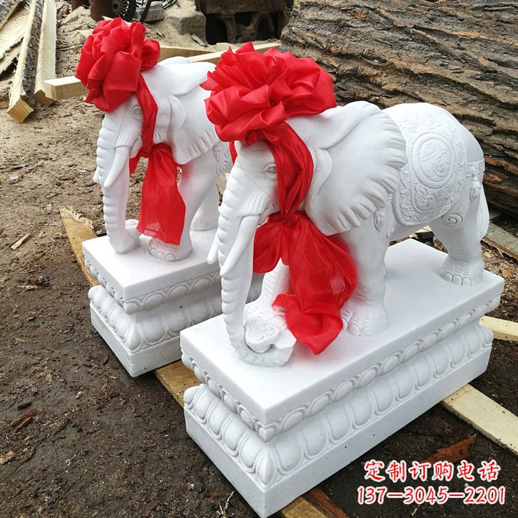 吉林现代石雕大象