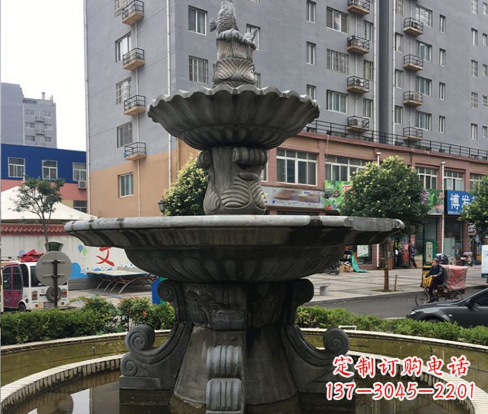吉林小区景观仿古喷泉石雕