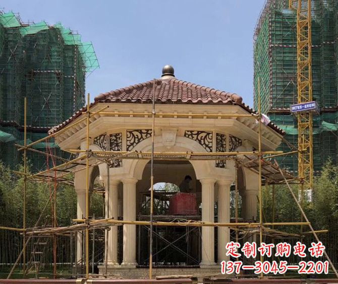 吉林小区景观欧式凉亭石雕