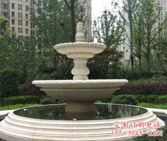 吉林小区景观欧式喷泉石雕 (2)