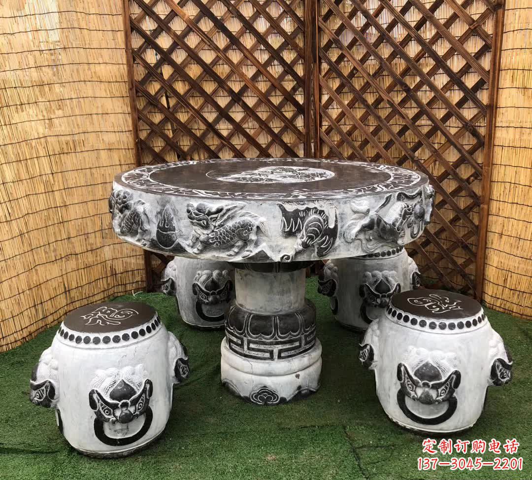 吉林小区休闲创意石桌凳