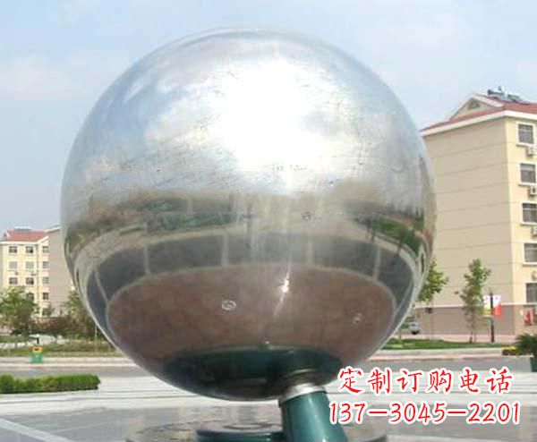 吉林校园不锈钢抽象地球仪雕塑