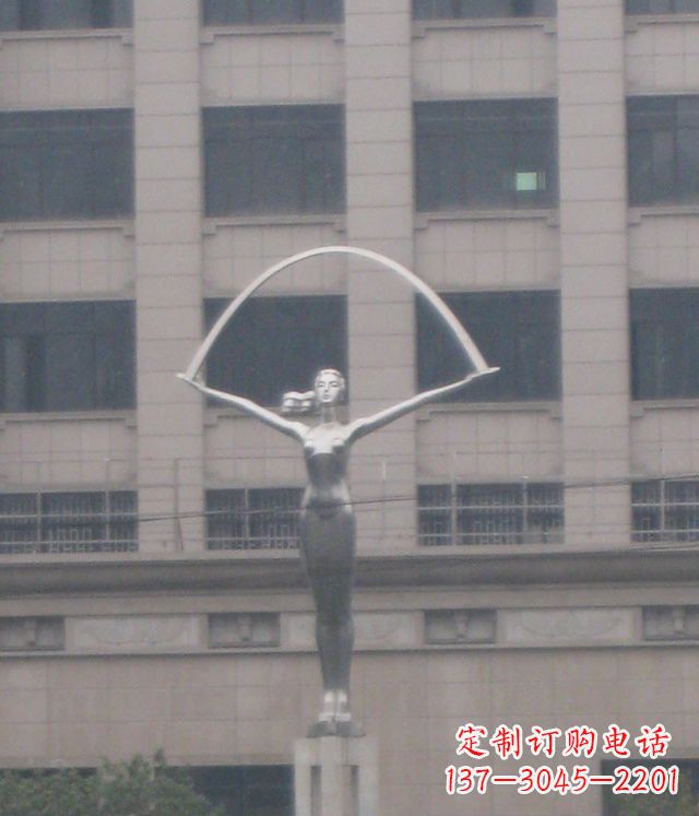 吉林校园不锈钢女孩雕塑