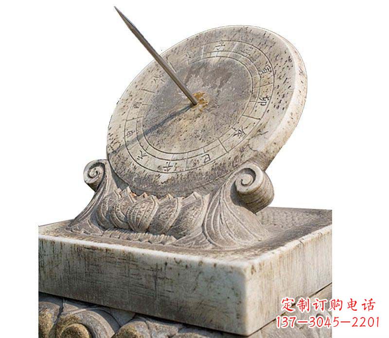 吉林校园大理石日晷景观石雕