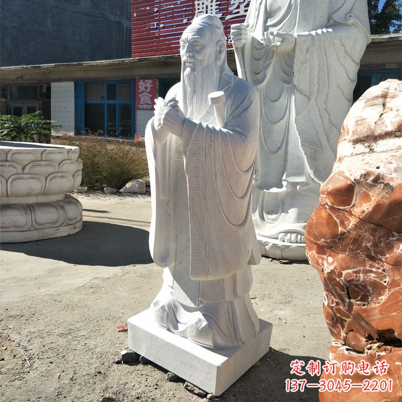 吉林校园孔子像雕塑
