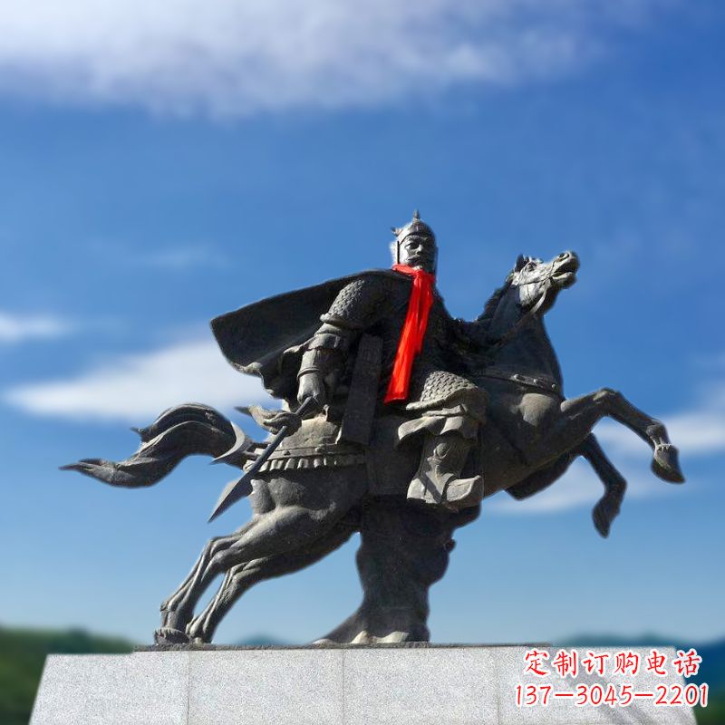 吉林薛仁贵西征雕塑-唐初著名将领中国历史名人雕像