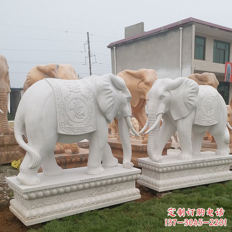吉林学校石雕大象