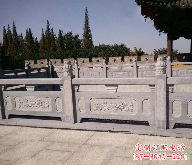 吉林园林仿古石栏板景观石雕 (2)