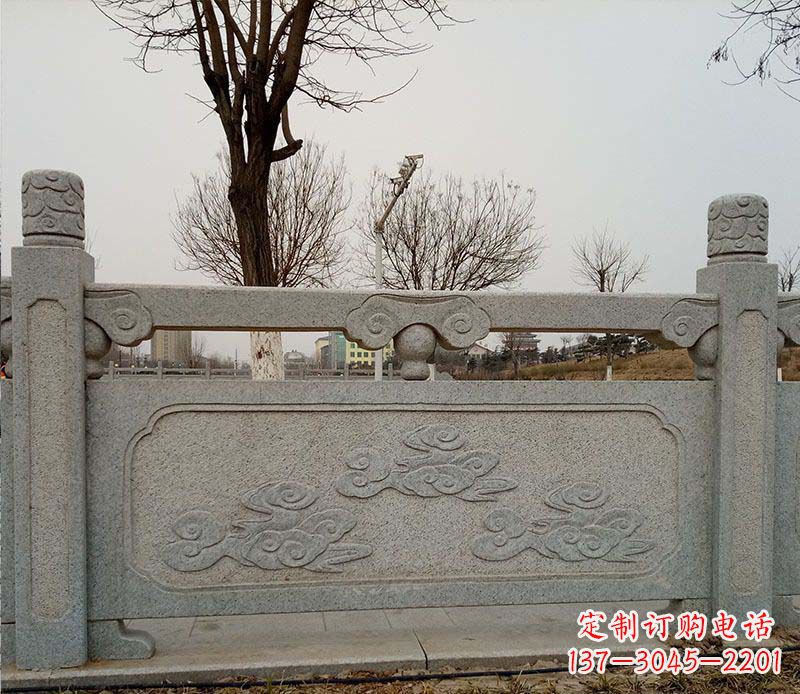 吉林园林护城河石栏板景观石雕