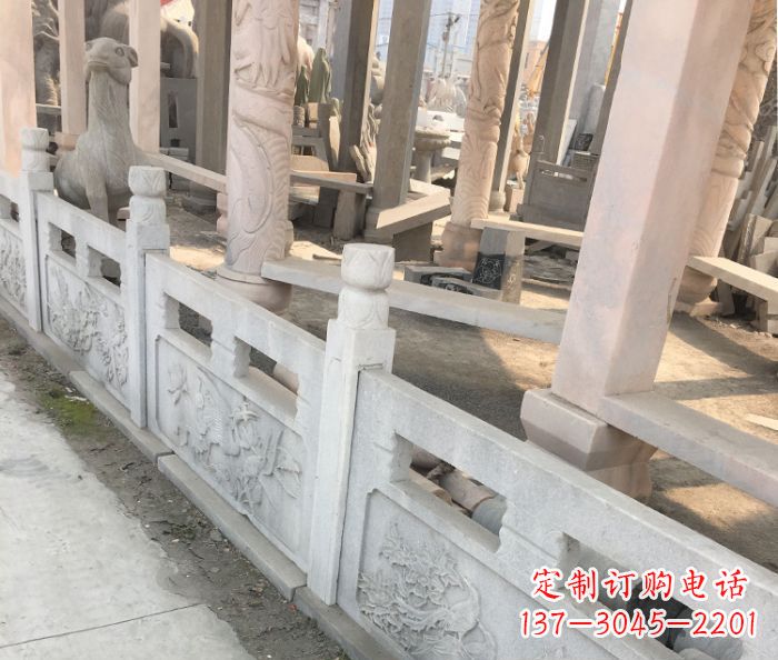 吉林园林景观大理石浮雕栏板石雕