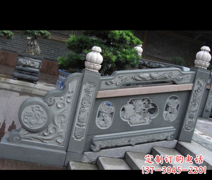 吉林园林景观大理石栏板雕塑 (6)