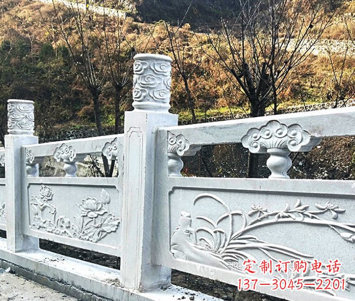 吉林园林景观大理石栏板石雕 (7)