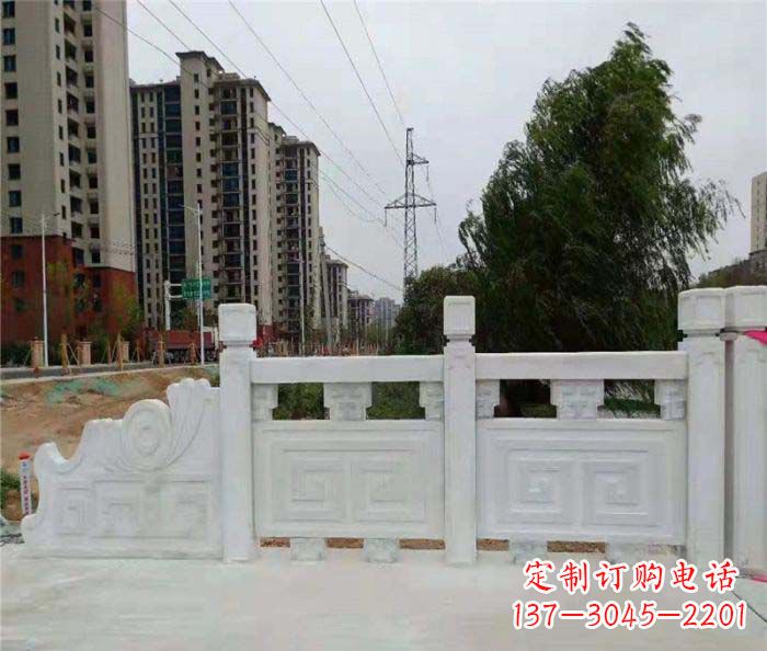 吉林园林景观大理石栏板石雕 (5)