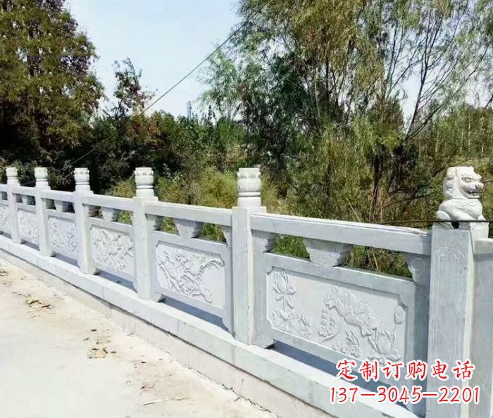吉林园林景观大理石栏板石雕_1