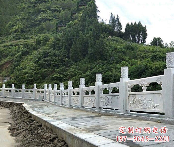 吉林园林景观大理石栏板石雕_2
