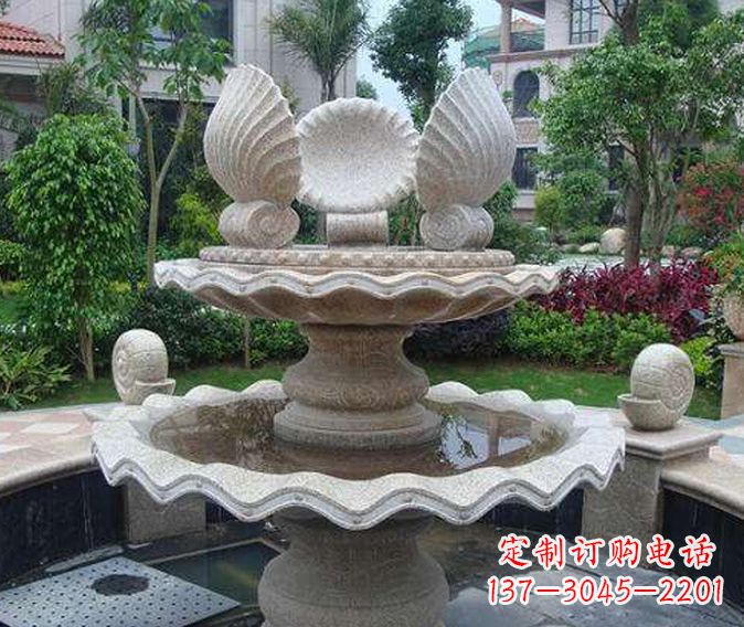 吉林园林景观多层喷泉石雕