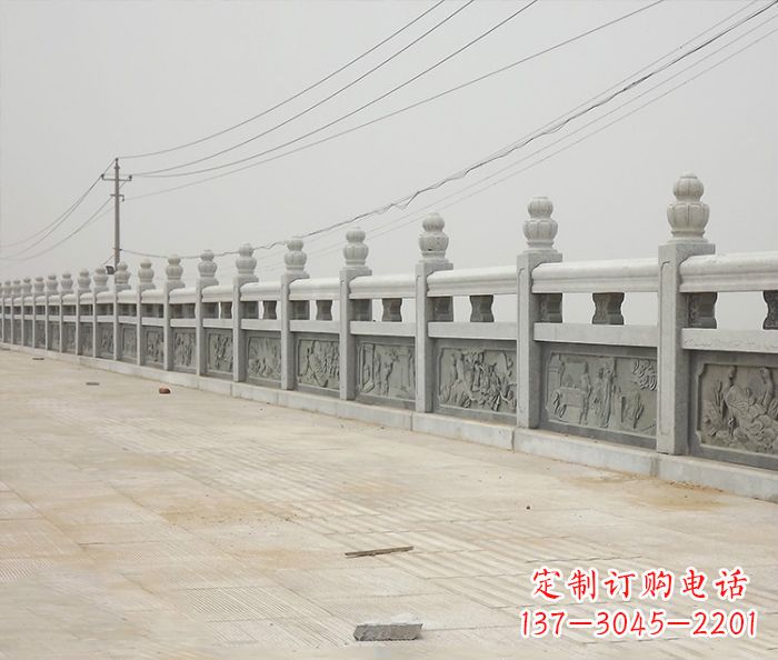 吉林园林景观仿古石雕栏板_2