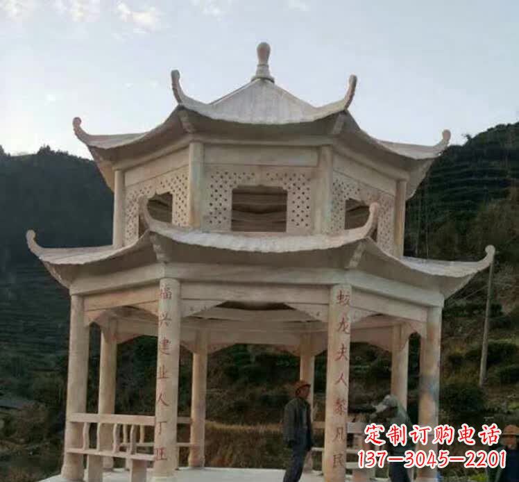 吉林园林石雕凉亭