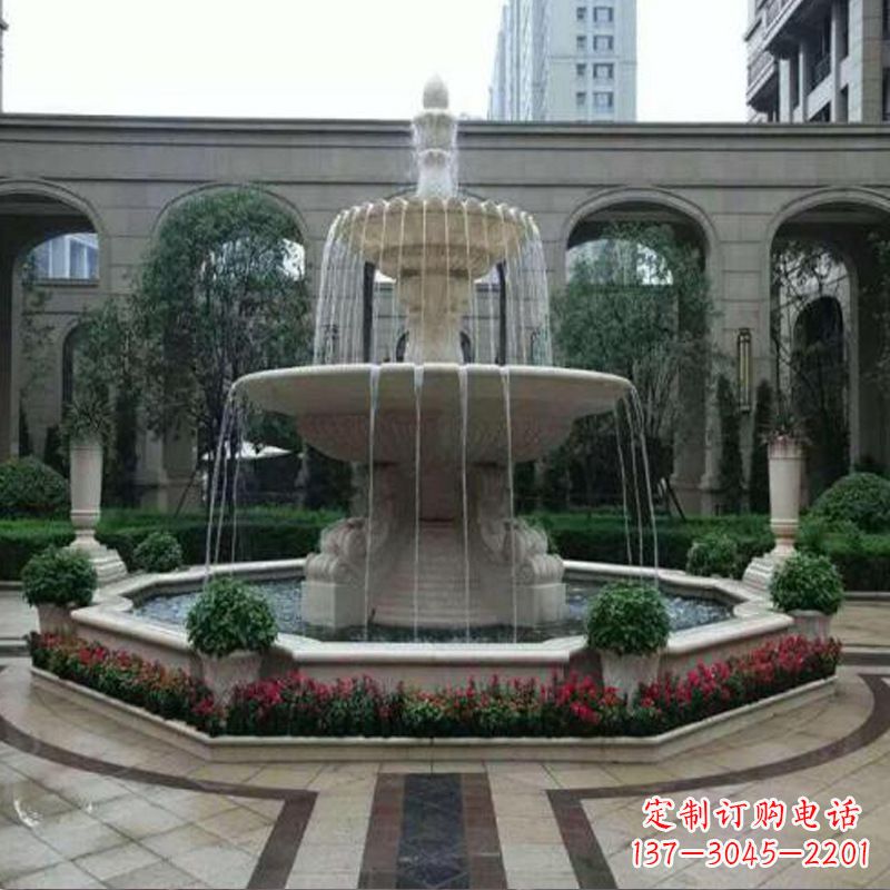 吉林园林石雕喷泉雕塑