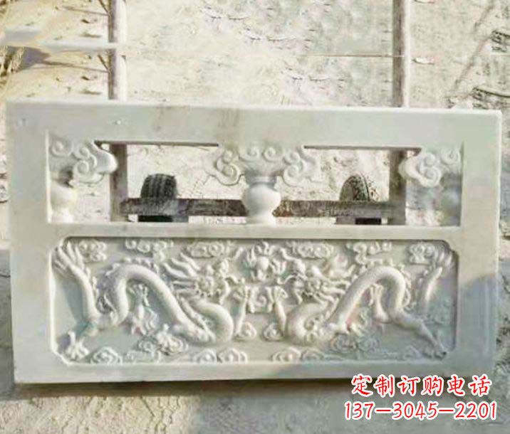吉林园林石浮雕栏板景观石雕