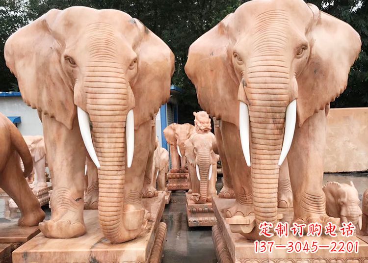 吉林招财大象石雕