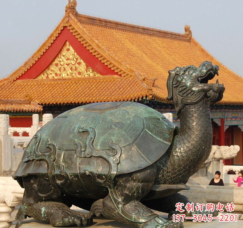 吉林招财龙龟铜雕塑