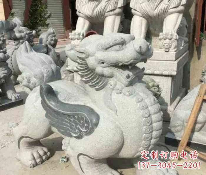 吉林招财神兽仿古貔貅石雕