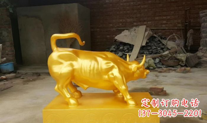吉林招财铜牛雕塑 (2)
