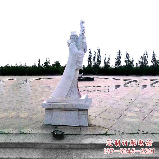 吉林中国古代四大美女之王昭君广场石雕塑