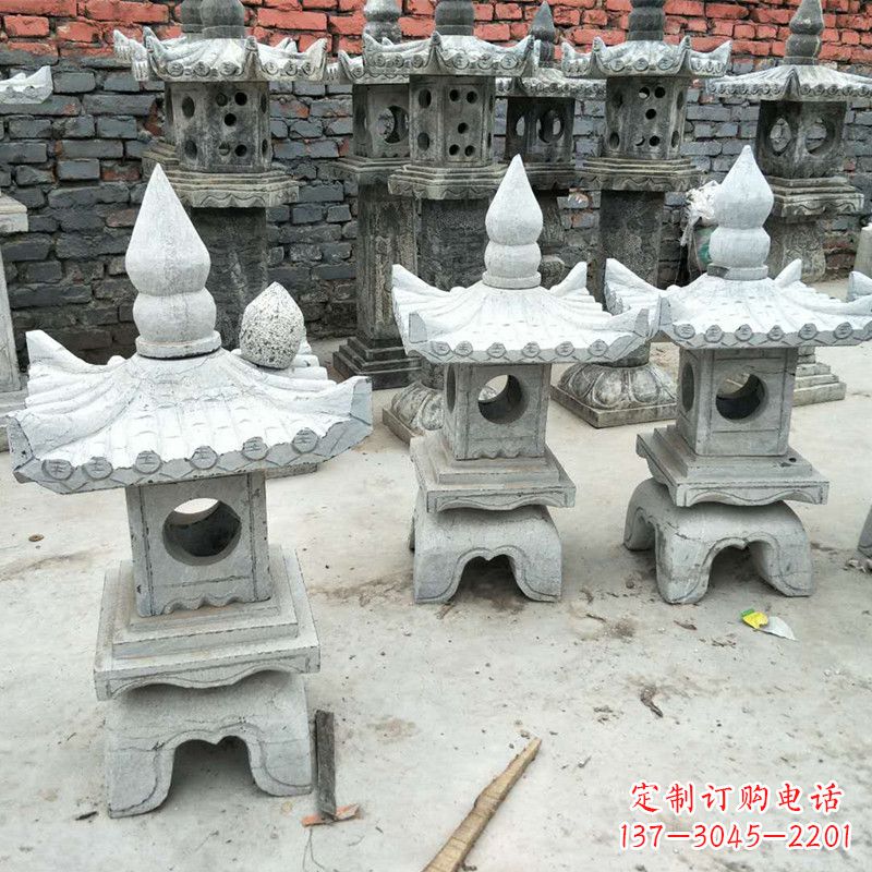 吉林中式庭院石雕灯笼
